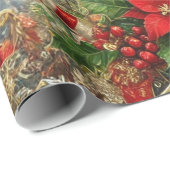 クリスマスビベスデザインスタイル1 ラッピングペーパー (ロールコーナー)