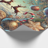 クリスマスビベスデザインスタイル2 ラッピングペーパー (角)