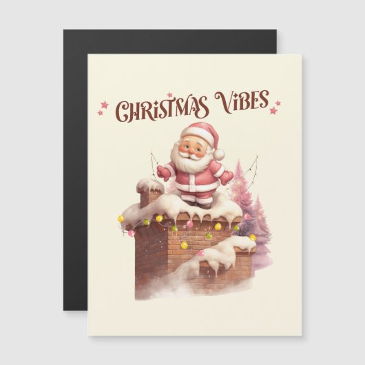 クリスマスビベスピンクサンタ (正面/裏面)