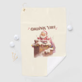 クリスマスビベスピンクサンタ ゴルフタオル (インサイチュ)