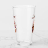 クリスマスビベスピンクサンタ タンブラーグラス (左)