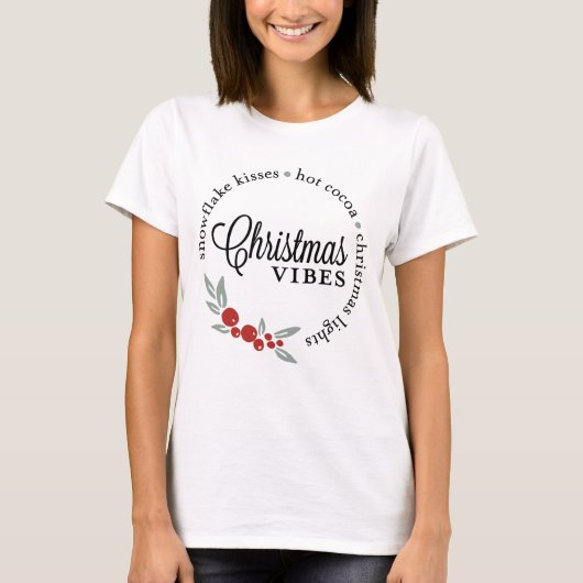 クリスマスビベスリース Tシャツ (正面)