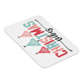 クリスマスビベス – フェスティバルツリーデザイン マグネット (右側)