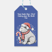 クリスマスビューティフルな子猫 ギフトタグ (裏面)