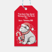 クリスマスビューティフルサンタクロース ギフトタグ (裏面)