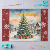 クリスマスビューティフルフェスティバルオールドコレクション 薄葉紙 (クラフト)