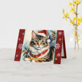 クリスマスビューティフルホリデーコレクシモダンョン カード (黄色い花)