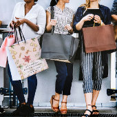 クリスマスビューティーサロンギフトバッグ ラージペーパーバッグ