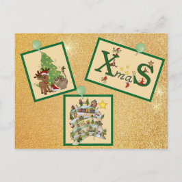 クリスマスビルト ポストカード