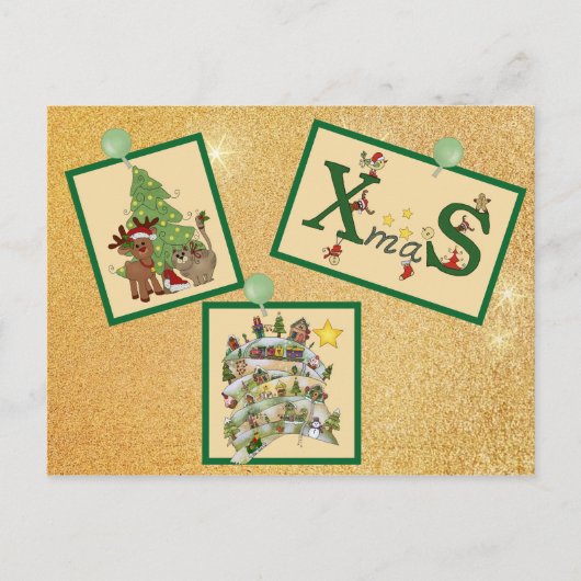 クリスマスビルト ポストカード (正面)