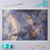 クリスマスビレッジウィンターワンダーランド#1デクページ 薄葉紙 (クラフト)