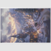 クリスマスビレッジウィンターワンダーランド#1デクページ 薄葉紙 (正面)