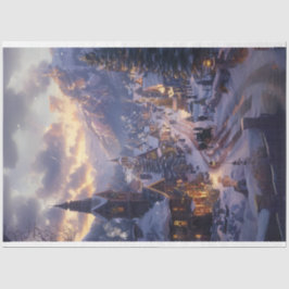 クリスマスビレッジウィンターワンダーランド#1デクページ 薄葉紙