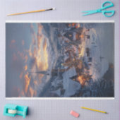 クリスマスビレッジウィンターワンダーランド#2デクページ 薄葉紙 (クラフト)