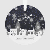 クリスマスビレッジオーナメント オーナメント (裏面)