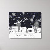 クリスマスビレッジキャンバス印刷 キャンバスプリント (正面)