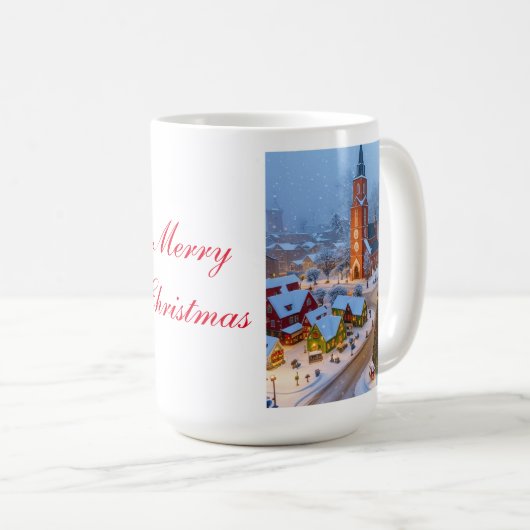 クリスマスビレッジクラシックマググ コーヒーマグカップ (正面右)