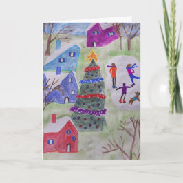 クリスマスビレッジクリスマス カード