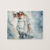 クリスマスビレッジサンタクリスマスホリデー ジグソーパズル (横)