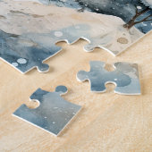 クリスマスビレッジサンタクリスマスホリデー ジグソーパズル (側面)