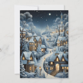 クリスマスビレッジシーン シーズンカード