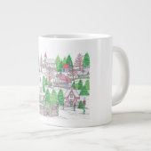 クリスマスビレッジジャンボコーヒーマグ ジャンボコーヒーマグカップ (正面右)