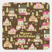 クリスマスビレッジステッカー