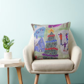 クリスマスビレッジスロー クッション (椅子)