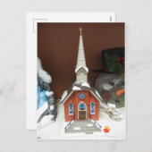 クリスマスビレッジチャーチ シーズンポストカード (正面/裏面)
