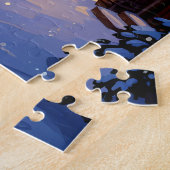 クリスマスビレッジツリー ジグソーパズル (側面)