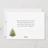 クリスマスビレッジハウスサンタ シーズンカード (裏面)