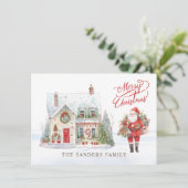 クリスマスビレッジハウスサンタ シーズンカード (スタンド正面)