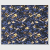 クリスマスビレッジファンタジーD&Dスタイルラッピング紙 ラッピングペーパー (フラット)