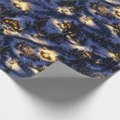 クリスマスビレッジファンタジーD&Dスタイルラッピング紙 ラッピングペーパー (角)