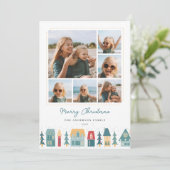 クリスマスビレッジフォトコラージュ シーズンカード (スタンド正面)