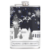 クリスマスビレッジフラスコ フラスク (正面)