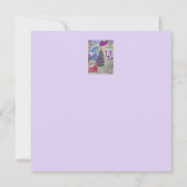 クリスマスビレッジフラットクリスマスカード カード (裏面)