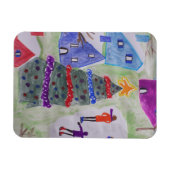 クリスマスビレッジフレキシブル マグネット (横)