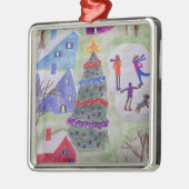 クリスマスビレッジプレミアクリスマスオーナメント メタルオーナメント (左)