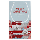 クリスマスビレッジホリデイ抱き枕 スモールペーパーバッグ (裏面)