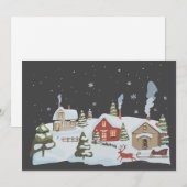 クリスマスビレッジホリデーファームホリデイヴィンテージ シーズンカード (正面/裏面)