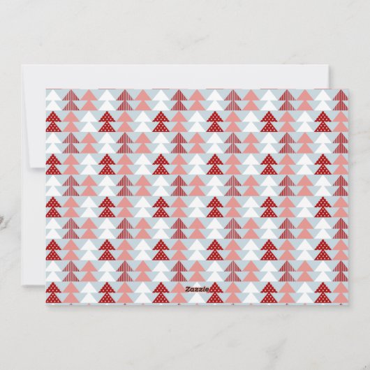 クリスマスビレッジホリデーフォトカード シーズンカード (裏面)