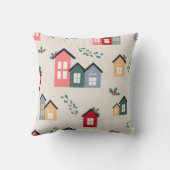 クリスマスビレッジホリーキュート クッション (裏面)