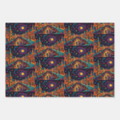 クリスマスビレッジヨーロッパ ラッピングペーパーシート (正面2)