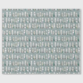 クリスマスビレッジラッピング紙 ラッピングペーパー (フラット)