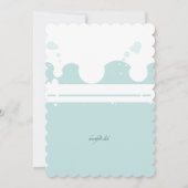 クリスマスビレッジ招待状 招待状 (裏面)