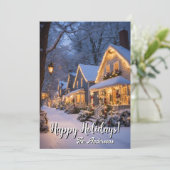 クリスマスビレッジ4, ホリデーシーズンおめでとう, クリスマスカード 招待状 (スタンド正面)