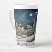 クリスマスビレッジ カフェラテマグ (左アングル)