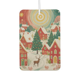 クリスマスビレッジ カーエアーフレッシュナー