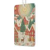 クリスマスビレッジ カーエアーフレッシュナー (左)